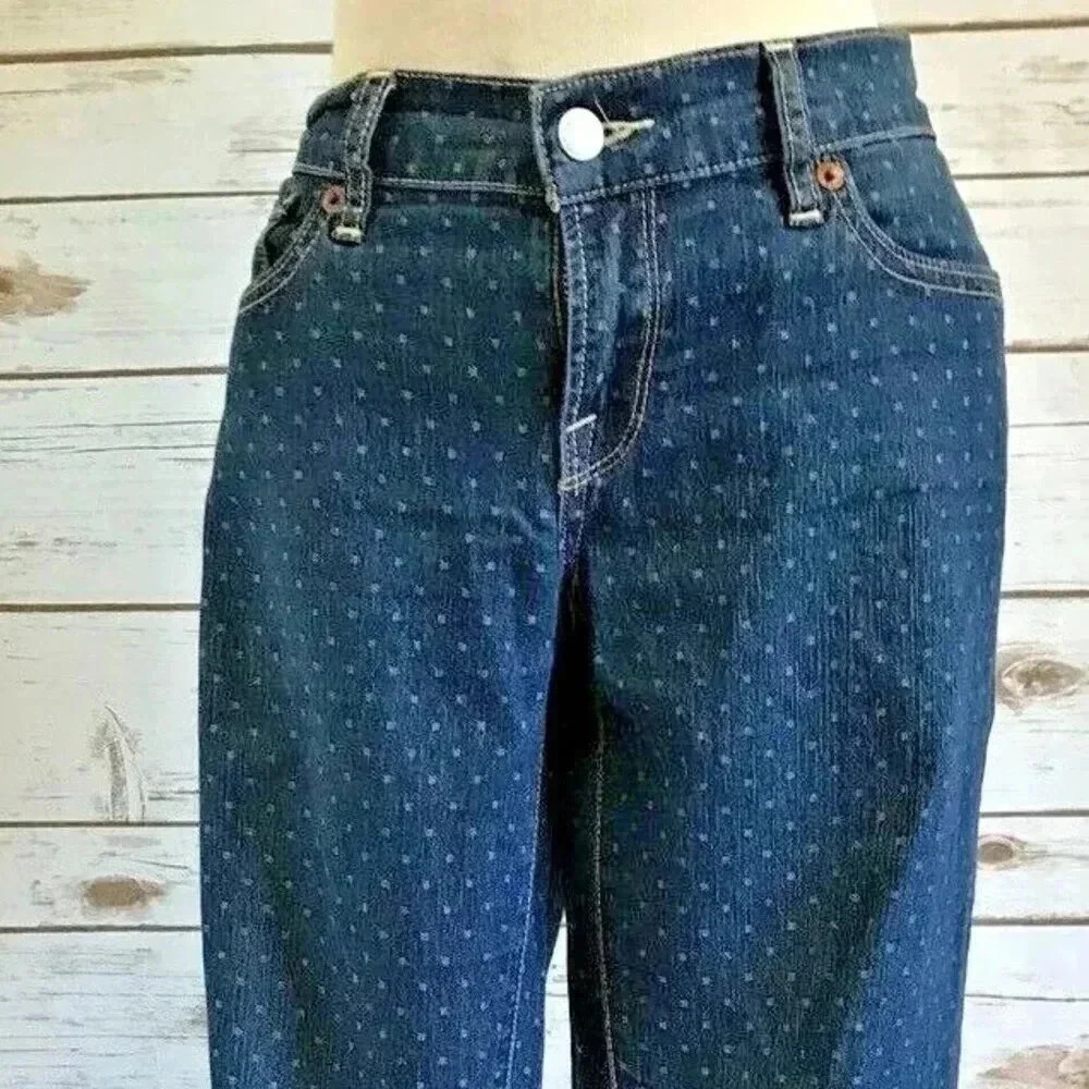 LUCKY BRAND Women Charlie Skimmer Dark Wash Denim Blue Jean Pants Size 8/29